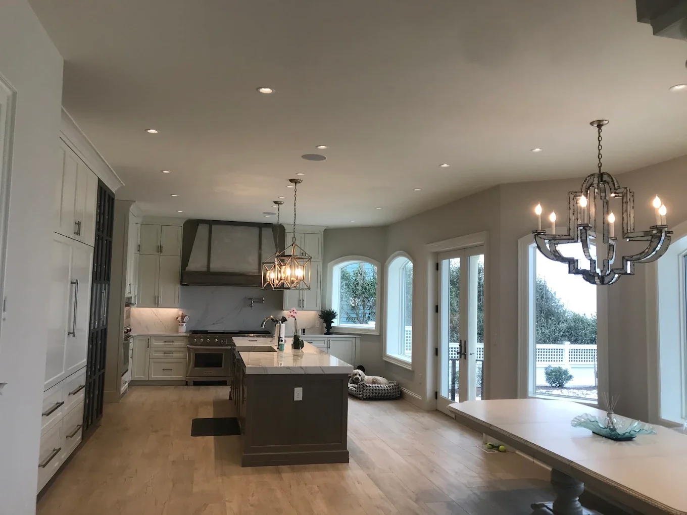kitchen interior and cabinet painting